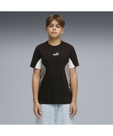 ボーイズ ESS ブロック 半袖 Tシャツ B 120-160cm ESS BLOCK Tee