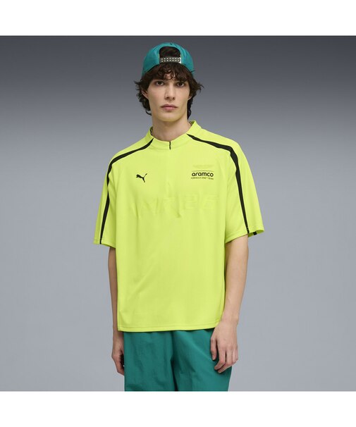 メンズ PUMA x アストン マーティン アラムコ F1 チーム ライフスタイル リラックス ジャージ 半袖 シャツ AMF1 Lifestyle Jerse