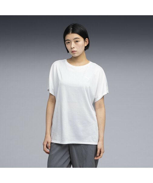 ウィメンズ トレーニング TAD ミッドサイズ ロゴ 半袖 Tシャツ TEE MID SIZE LOGO