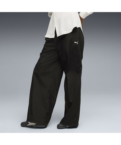 ウィメンズ プーマ ショート リラックスド ウーブンパンツ PUMA SPORT Relaxed Woven Pan