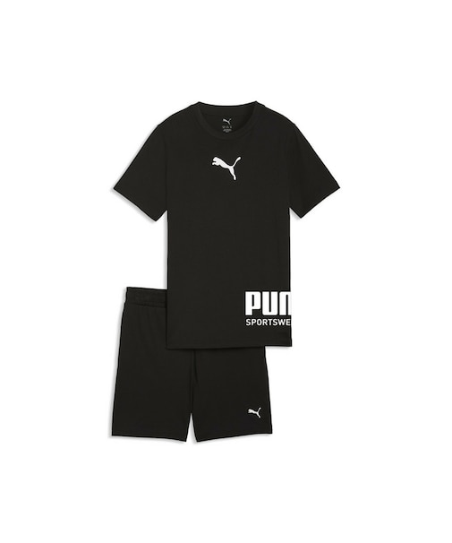 ボーイズ プーマ スポーツ Tシャツ アンド ショートパンツ セット B 120-160cm PUMA SPORT Tee Set