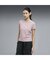 ウィメンズ DARE TO スリム ハーフジップ ラップ ニット グラフィック 半袖 Tシャツ DARE TO Slim Graphic Tee