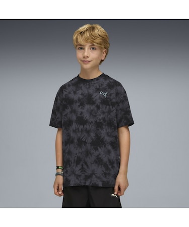 キッズ ESS エレベーテッド リラックスド タイダイ 半袖 Tシャツ 120-160cm ESS Relaxed Tie-dye Tee