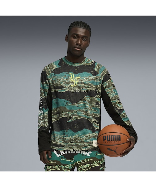 メンズ バスケットボール La France サプライ MOTO 長袖 シャツ LF Supply Moto Jersey