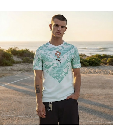メンズ サッカー ポルトガル代表 アウェイ レプリカ 半袖 ユニフォーム FPF Away Jersey Replica