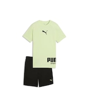 ボーイズ プーマ スポーツ Tシャツ アンド ショートパンツ セット B 120-160cm PUMA SPORT Tee Set