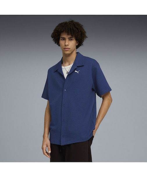 メンズ ESS エレベーテッド マテリアル 半袖 シャツ ESS ELEVATED Material Shirt