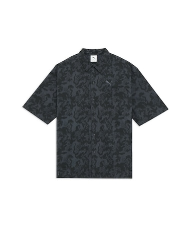 メンズ ESS エレベーテッド ウーブン AOP 半袖 Tシャツ SUMMER WOVEN AOP SS SHIRT