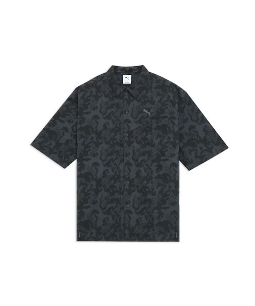 メンズ ESS エレベーテッド ウーブン AOP 半袖 Tシャツ SUMMER WOVEN AOP SS SHIRT