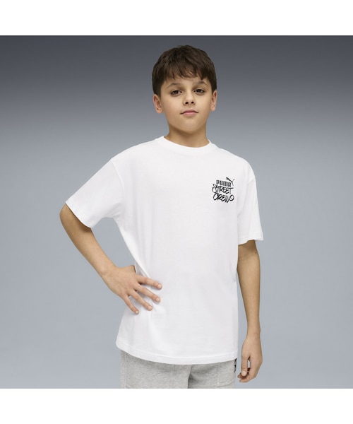 ボーイズ ミッド90S リラックスド バック グラフィック 半袖 Tシャツ B