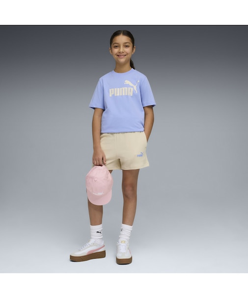 ガールズ ESS NO. 1 ロゴ 半袖 Tシャツ & ショーツ セット 120-160cm ESS Logo Tee and Shorts Set