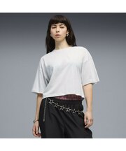 ウィメンズ ワードローブ ESS オーバーサイズ ショート 半袖 Tシャツ WARDROBE ESS Oversized Tee