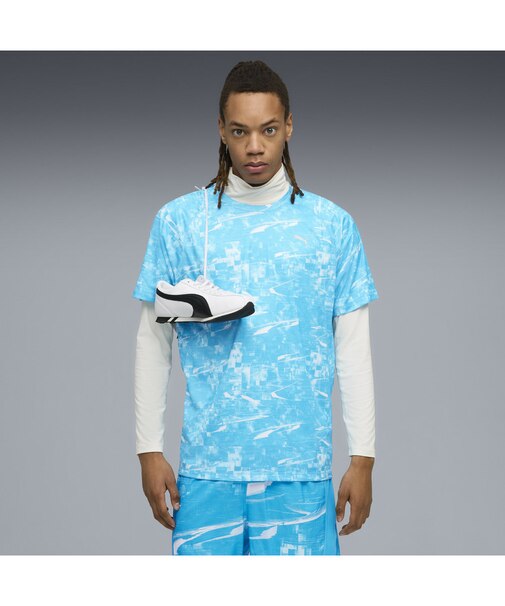 メンズ ランニング ヴェロシティ AOP 半袖 Tシャツ M Run Velocity AOP Tee