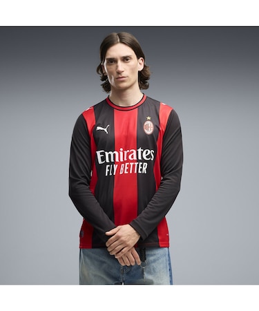 メンズ 2026-27 ACミラン ホーム レプリカ 長袖 ユニフォーム ACM Home Jersey Replica LS
