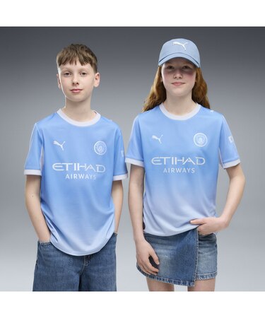 キッズ 2026-27 マンチェスターシティ FC ホーム レプリカ ユニフォーム 128-164cm MCFC Home Jersey Replica Jr