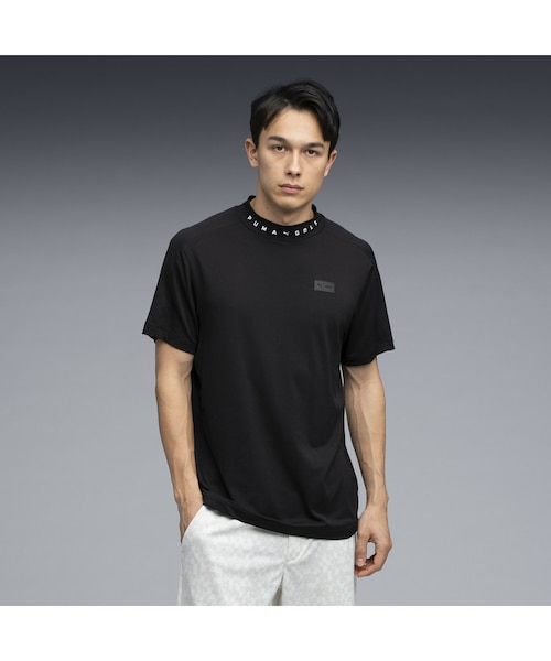 メンズ ゴルフPB シンプル モックネック 半袖 シャツ SIMPLE MOCKNECK