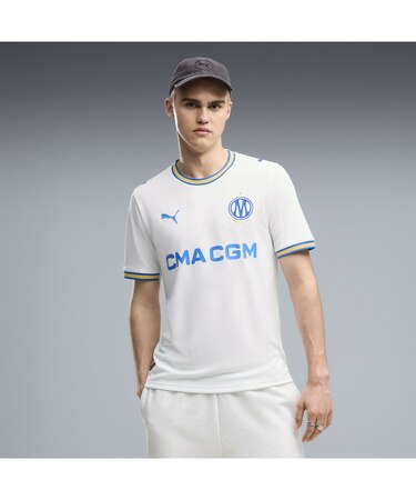 メンズ 2026-27 オリンピック マルセイユ ホーム レプリカ 半袖 ユニフォーム OM Home Jersey Replica