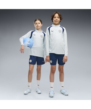 キッズ 2026-27 マンチェスターシティ FC トレーニング ショーツ Wポケット 116-164cm MCFC Trg Short w/pocket Jr