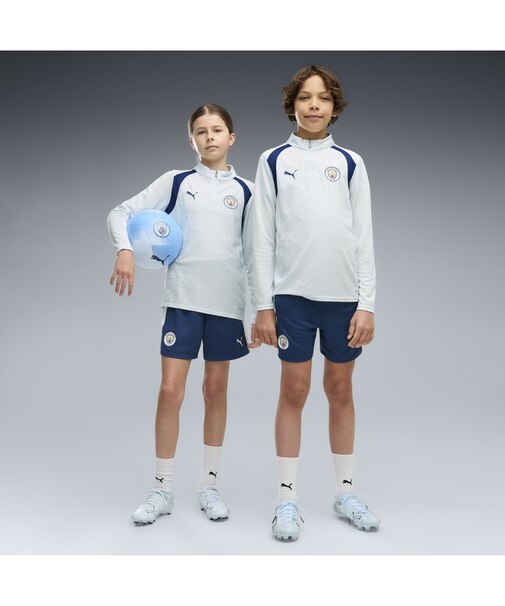 キッズ 2026-27 マンチェスターシティ FC トレーニング ショーツ Wポケット 116-164cm MCFC Trg Short w/pocket Jr