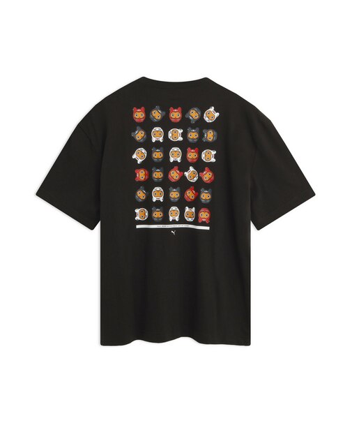 メンズ スーベニア ダルマ ネコ 半袖 Tシャツ BT_AH26_GT#1 DTC1 UNISEX SS