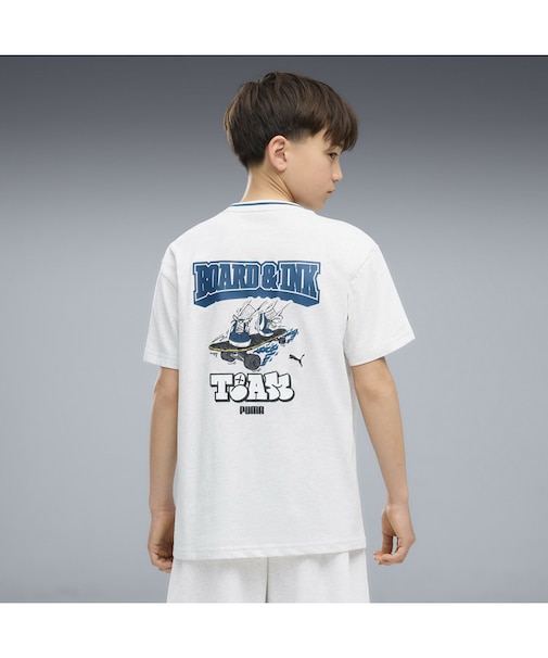 ボーイズ ミッド90S リラックスド バック グラフィック 半袖 Tシャツ B 120-160cm MID90s Relaxed Tee