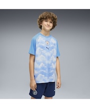 キッズ 2026-27 マンチェスターシティ FC プレマッチ 半袖 シャツ 128-164cm MCFC Warm Up Jersey Jr