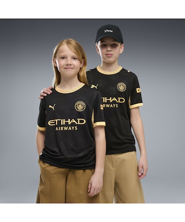 キッズ 2026-27 マンチェスターシティ FC アウェイ レプリカ 半袖 ユニフォーム 116-164cm MCFC Away Jersey Replica