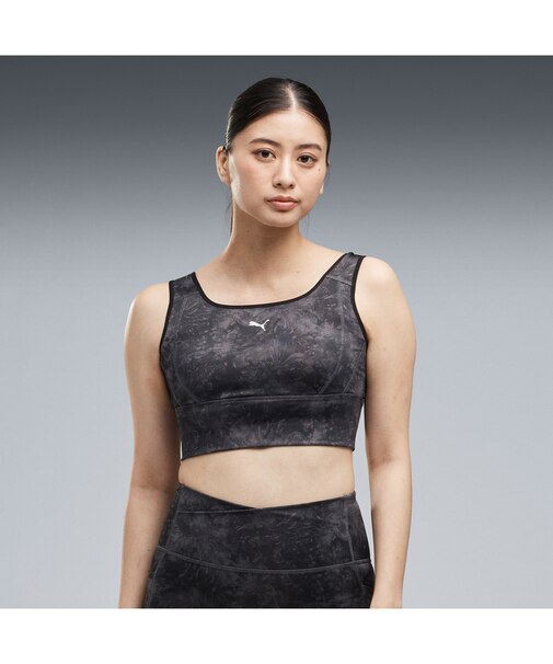 ウィメンズ ヨガ スタジオ ミッド レングス スポーツ ブラトップ ミディアムサポート BRA TOP