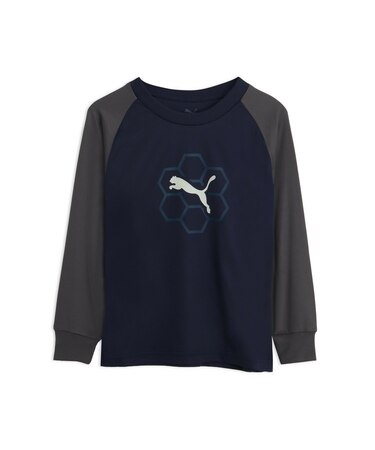 ボーイズ アクティブ スポーツ ポリ 長袖 Tシャツ 120-160cm ACTIVE SPORTS POLY LS TEE