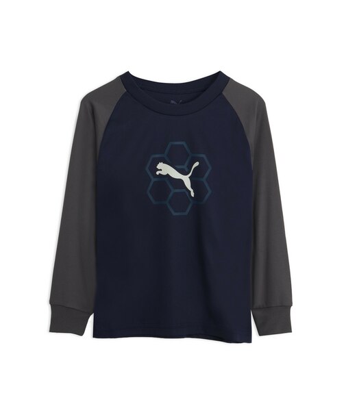 ボーイズ アクティブ スポーツ ポリ 長袖 Tシャツ 120-160cm ACTIVE SPORTS POLY LS TEE
