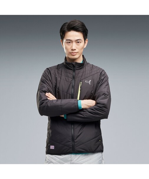 メンズ ゴルフ CG ジク T7 ジップ モックネック 長袖 シャツ ZIKU MOCKNECK L/S