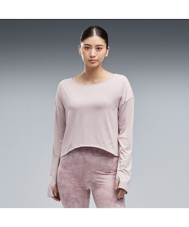ウィメンズ ヨガ スタジオ 長袖 Tシャツ STUDIO LS TEE