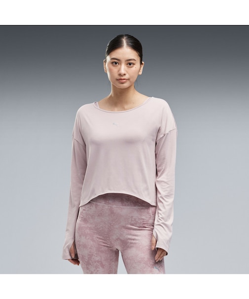 ウィメンズ ヨガ スタジオ 長袖 Tシャツ STUDIO LS TEE
