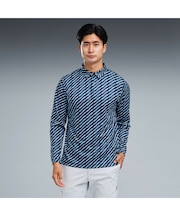 メンズ ゴルフ FOG グラフィック 長袖 ポロシャツ GRAPHIC POLO L/S