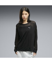ウィメンズ ESS エレベーテッド シアー AOP 長袖 Tシャツ ESS ELEVATED SHEER LS AOPTEE