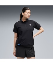 ウィメンズ ゴルフ CG ジク LT ウーブン 半袖 トップス W WOVEN TOP S/S