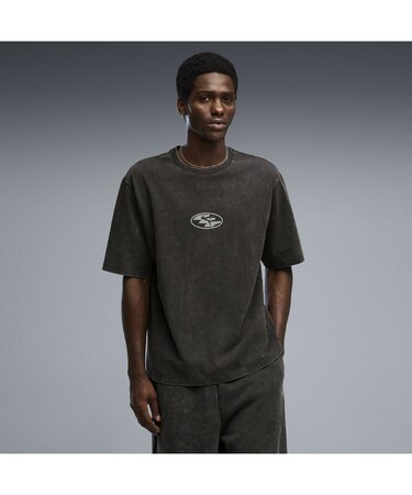 ユニセックス SPC ボクシー ウォッシュド グラフィック 半袖 Tシャツ SPC Boxy Washed Tee