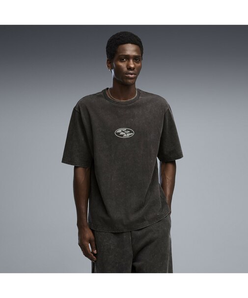 ユニセックス SPC ボクシー ウォッシュド グラフィック 半袖 Tシャツ SPC Boxy Washed Tee