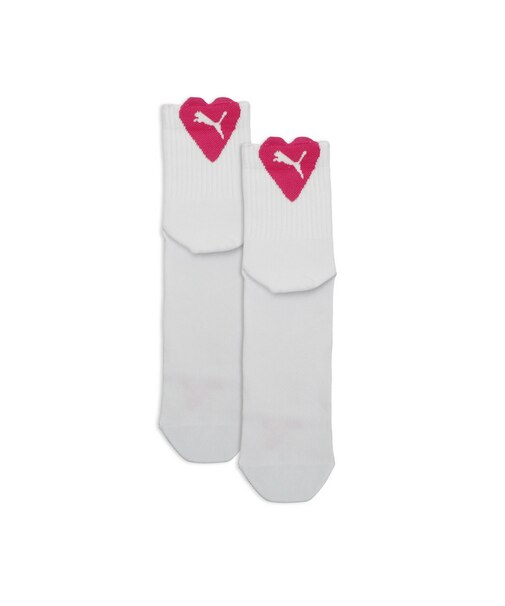 ユニセックス プーマ W ハート ショート 1P ソックス Puma W Heart Short Sock 1P