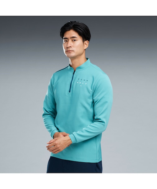 メンズ ゴルフ FOG ハーフジップ ミドラー 長袖 シャツ HALF ZIP MIDDLER L/S