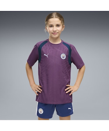 キッズ 2026-27 マンチェスターシティ FC トレーニング 半袖 シャツ 116-164cm MCFC Training Jersey Jr
