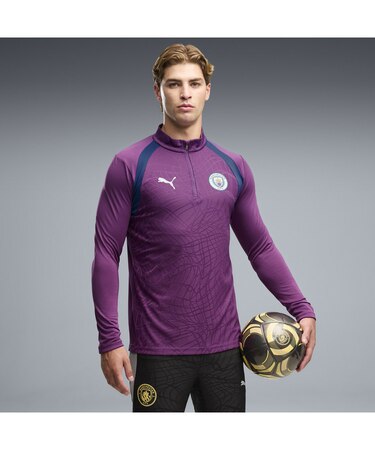 メンズ 2026-27 マンチェスターシティ FC トレーニング 1/4 ジップトップ MCFC Training 1/4 Zip Top