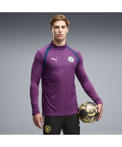メンズ 2026-27 マンチェスターシティ FC トレーニング 1/4 ジップトップ MCFC Training 1/4 Zip Top