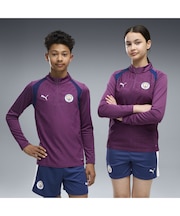 キッズ 2026-27 マンチェスターシティ FC トレーニング 1/4 ジップ トップ 116-164cm MCFC Training 1/4 Zip Top