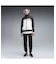 メンズ ポリ カラーブロック スーツ 上下セット Poly Colorblock Suit