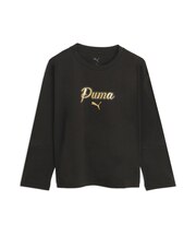 ガールズ ESS スクリプト グリッター 長袖 Tシャツ 120-160cm ESS SCRIPT GLITTER LS TEE