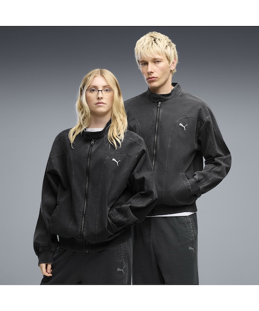 ユニセックス フューチャー プーマ アーカイブ T7 リラックスド ウォッシュド ツイル トラックジャケット FUTURE.PUMA.ARCHI