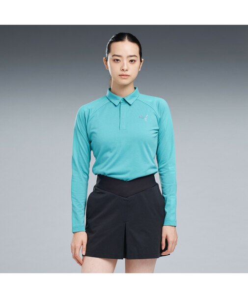 ウィメンズ ゴルフ CG ジク 長袖 ポロシャツ W POLO L/S