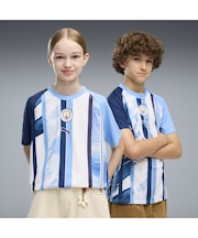 キッズ 2026-27 マンチェスターシティ FC プレマッチ 半袖 シャツ 116-164cm MCFC Warm Up Jersey Jr