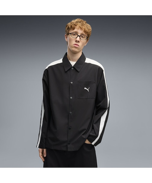 メンズ T7 リラックスド ウーブン オーバー シャツ T7 Relaxed Woven Overshirt
